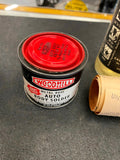 Vintage Woodhill auto Body Repair Kit Tin Can bottle Graphix 1940's Oil Gas Petr