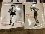 Vtg Collection Boxing Pictures Autographs 1920's Scrapbook Personal notes Articl