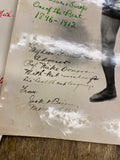 Vtg Collection Boxing Pictures Autographs 1920's Scrapbook Personal notes Articl