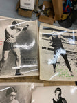 Vtg Collection Boxing Pictures Autographs 1920's Scrapbook Personal notes Articl