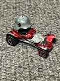 vtg 1969 Hot Wheels Redline Mattel Red Baron made in Hong Kong