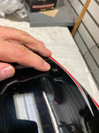 Front Fender Factory Custom Paint Black White Red Flames Harley FLH Bagger 2013<