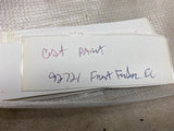 Front Fender Factory Custom Paint Black White Red Flames Harley FLH Bagger 2013<