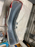 Front Fender Factory Custom Paint Black White Red Flames Harley FLH Bagger 2013<