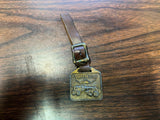 VTG 1970s Solid Brass Wabco Heavy Machinery Watch Fob
