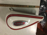 1997 OEM GAS TANKS HERITAGE SPRINGER FLSTS WHITE RED STRIPE