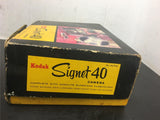 Vintage Camera Lot1 Kodak Signet 40 box Polaroid land Camera W/ Electronic flash