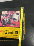 Vintage Camera Lot1 Kodak Signet 40 box Polaroid land Camera W/ Electronic flash