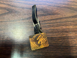 VTG Solid Brass Highway Equipment Company Brass Pocket Watch Fob Pittsburgh PA