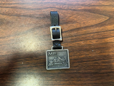 VTG 1980s MF Massey-Ferguson Heavy Machinery Pocket Watch Fob