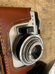 Vtg Argus Camera Film A-four W flash cover 35mm Brown Leather Case Photography