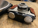 Vtg Argus Camera Film A-four W flash cover 35mm Brown Leather Case Photography