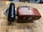 Vtg Argus Camera Film A-four W flash cover 35mm Brown Leather Case Photography