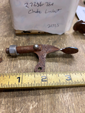Vtg choke Lever Linkert Carb Harley Panhead Knucklehead OEM NOS UL Flathead WL