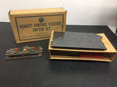 vintage marx remote control electric switches in original box louis marx & co.