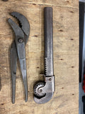 Vtg Craftsman Self Adjustin Wrench USA Tools Service station Garage Auto Plumber