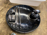 Gas tank Door Cap Harley Touring 2008^ Black Ribbed Push button lock FLH Glide
