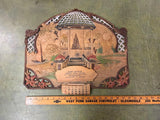 VTG made in Western-Germany 1957 calendar Pressed Cardboard 15X19