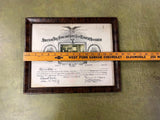 American Flag House and Betsy Ross Memorial Association Certificate 1912 FRAMED