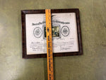 American Flag House and Betsy Ross Memorial Association Certificate 1912 FRAMED