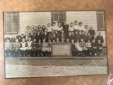 VTG antique 1908 Clarksburg School Portfolio Framed Picture 9.5X12 class picture
