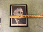 VTG antique 1930s Forward With Roosevelt FDR Campaign poster & framed picture