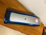 Sinister Blue Diamond Ice Silver Rear Fender Harley Dyna wide glide FXDWG Nice!