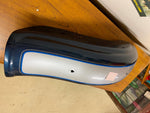 Sinister Blue Diamond Ice Silver Rear Fender Harley Dyna wide glide FXDWG Nice!