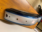 Sinister Blue Diamond Ice Silver Rear Fender Harley Dyna wide glide FXDWG Nice!