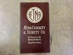 VTG Aetna Casualty & Surety Co. Hartford Conn. Wooden plaque Decorative Piece
