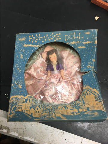 Vintage U.S.A. Fantasie Doll Cat. A -10 princess w box pink dress elite creation