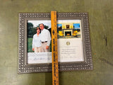 VTG Framed 14X17 Picture George & Laura Bush autographed Photograph 2003