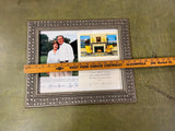 VTG Framed 14X17 Picture George & Laura Bush autographed Photograph 2003