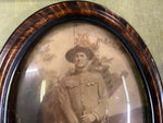 VTG Antique World War 1 U.S. Army Officer Drill Instructor Framed Picture 22X16