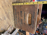 Vtg West Park Beverages Soda Pop Cola Wood Crate Box McKees Rocks Pgh Pa Collect