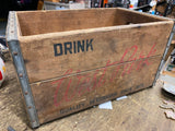 Vtg West Park Beverages Soda Pop Cola Wood Crate Box McKees Rocks Pgh Pa Collect