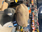 Vtg NOS Captains Cap Hat Biker Harley 7 5/8 Tan Mint Knucklehead panhead Flathea