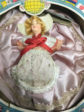 Vintage Doll of all lands Pink/white lace dress blonde box USA 1950s Antique