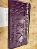 Vtg 1960 Louisiana LSU Centennial License Plate Football College Sports Hot Rod