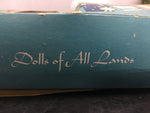 Vintage Doll of all lands Pink/white lace dress blonde box USA 1950s Antique