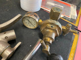 1930's Beer Tap Rite System Fort Pit Handle Antique Valve Pump Guage Brass Valve