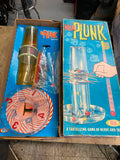 Vtg 1967 Kerplunk Game Ideal~Original Box Cat eye marbles Skill Fun for all!