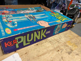 Vtg 1967 Kerplunk Game Ideal~Original Box Cat eye marbles Skill Fun for all!