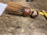Vtg Shaving Creme soap Brush 1920's Straight Razor Barber Shop Cup Antique!