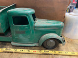 Vtg 1930's Struckto Tin Toy Truck 21" Dump Orig Paint Nice Box Construction Vehi
