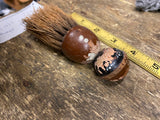 Vtg Shaving Creme soap Brush 1920's Straight Razor Barber Shop Cup Antique!