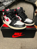Nike Men's Air Jordan 1 Retro Gym Red 555088-061 White Black Sail Sz 9.5 Chicago