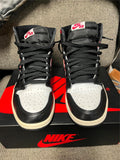 Nike Men's Air Jordan 1 Retro Gym Red 555088-061 White Black Sail Sz 9.5 Chicago
