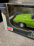 vtg Motor Max American Classics 1969 Pontiac Judge green 1/18 diecast car