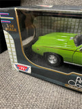 vtg Motor Max American Classics 1969 Pontiac Judge green 1/18 diecast car